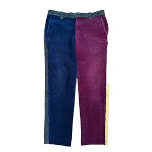 Brooks Brothers Clark Fit Fun Stretch Multicolor Corduroy Pants—34/30 (34/28.5)
